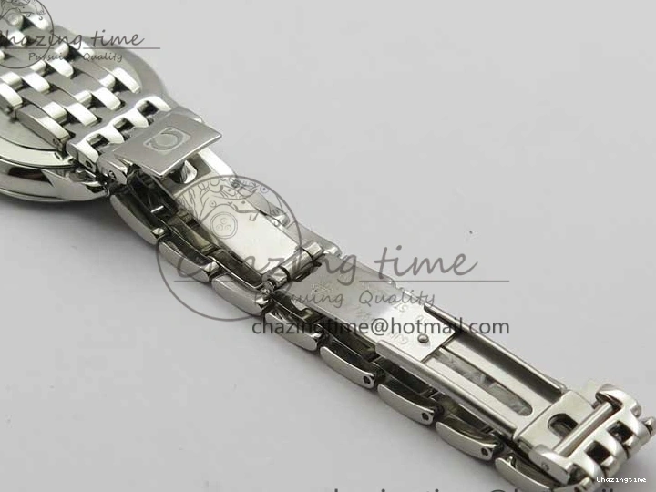 0425 De Ville Prestige Quartz 27.4 mm SS ZF 1:1 Best Edition White Dial on SS Bracelet Jap Quartz Practical 7905